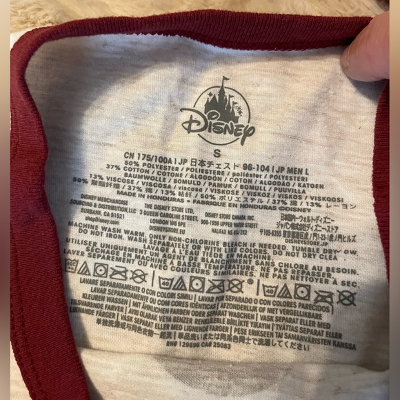 Disneyland mens  crew neck tshirt with large Mickey Mouse screen‎ print - Picture 3 of 3